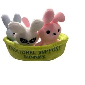 Emotional Support Bunnies by Relatable, Cuddly Stuffed Animals and Toys, Squishy
